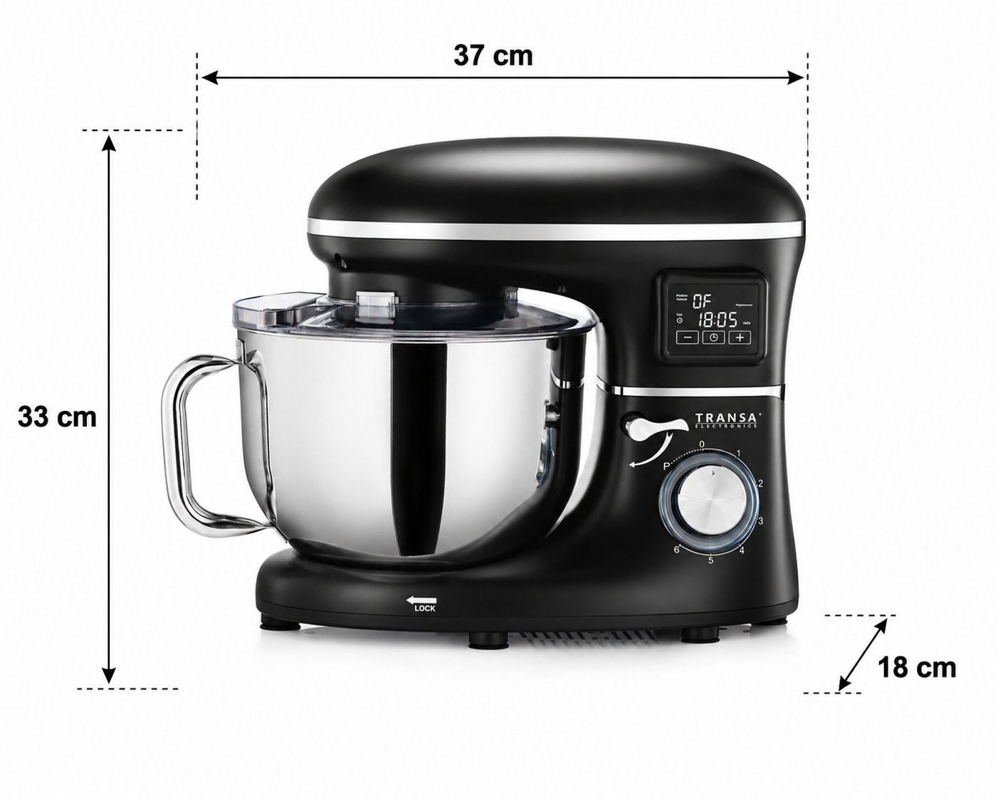 Zabezpieczenia robota planetarnego SilverHot Chef TE-24